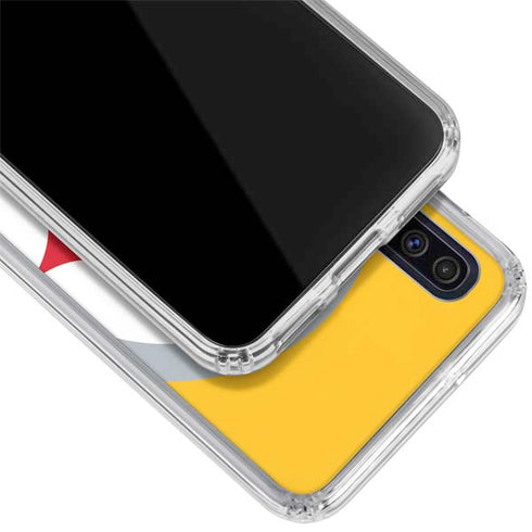 NFL Pittsburgh Steelers Large Logo Galaxy A50 Clear Case